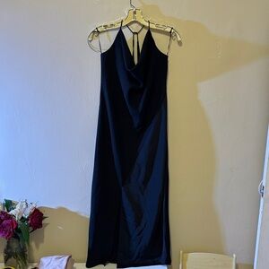 Cushnie Navy Backless Gown